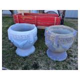 2- Concrete Planters  - 16'