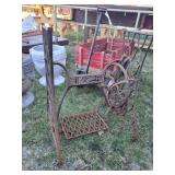 Antique Singer Tredle Sewing Machine Base