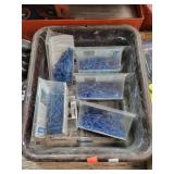 Large lot of cement screws