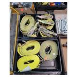 4- 2' Ratchets Straps with Carry Case