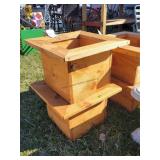 2- 20' Rough Sawn Flower Boxes