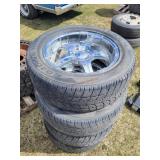 4- Liquidmetal Motorsports Alum 20' Rims & Tires