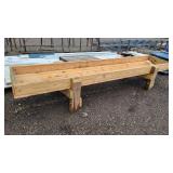 New 12' Wooden Feed Bunk