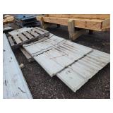 34+ Pcs. White Roof Steel, 9' Profile, 5 to 16ft.