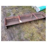 55' Metal Feeding Trough
