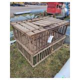 2- Vintage Wooden Chicken Crates, 23 x 35