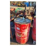 55 Gallon Empty Oil Barrel