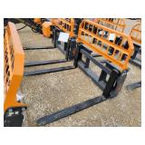 Land Honor 48' Skid Steer Pallet Forks 4k