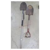 2- Used Spade Shovels