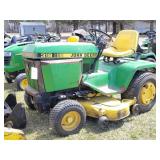 1988 John Deere 318 Lawn Tractor 60' Deck