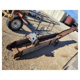 Old 18' conveyor on steel wheels