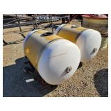 2- Demco 100 Gallon Tractor Fertilizer Tanks