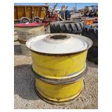 2- 38' Tractor Rims, 9 Bolt