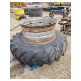 18.4 - 38 Tractor Tire with rim
