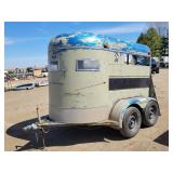 9ft Double Axle Livestock Trailer - GOOD TIRES