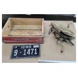 Seeder, Coke Box Jonesboro, Ark, IA License Plate