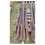 25- 5.5ft Used Steel T Posts