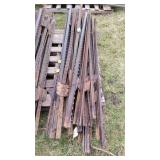 25- 6ft Used Steel T Posts