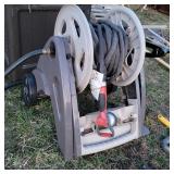 Hose Reel with Hose & Nice Nozzle