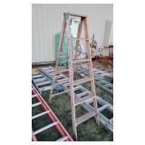 Werner 6ft Wooden Step Ladder