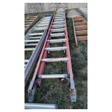 Nice Fiberglass Ext. Ladder 16ft When Closed