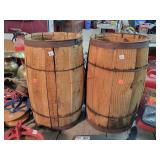 2- 12x18 Wooden Nail Kegs
