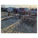 4 Section Drag With Frame On Wheels.