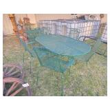 42 x 72 Oval Patio Table with 5 Chairs