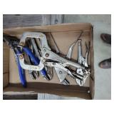 6 Vise Grip Clamps & Tin Bender