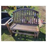 50' Rocking Patio Bench