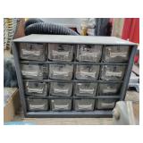 16 Drawer Rivet Organizer 9.5'w