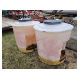 2- Sioux Livestock Waterers 65gal- 34' dia