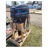 US Marine Power 85 HP Boat Motor, Needs work
