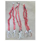 3 - Shock Absorbing 60'  Safety Lanyards