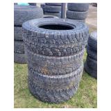 4- Used Hankook LT265/70R17 Tires