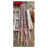 9- 6ft Used T Posts