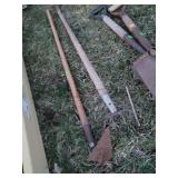 2- Garden Hoes (one money)