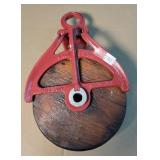Hudson Antique 7' Wooden Pulley