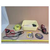 Angle Grinder, Jumper Cables, Strap, Discs & More