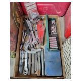 1/4' Socket Set, Hammer, Wrenches, & Misc