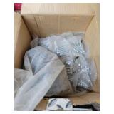 Large Lot of 1 1/2' Lags, Bag of 1' metal roofing