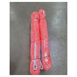 2- 4 Meter Webbing Slings (Polyester), 5 ton