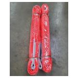 2- 4 Meter Webbing Slings (Polyester), 5 ton