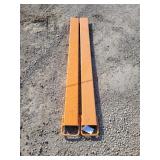 Set of 76' Fork Extensions, Imported