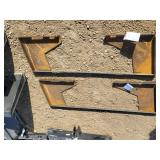 2- Wolverine Skid Steer Attachment Plates