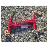 2- New 5400lb Ratchet Chain Binders 5/16-3/8