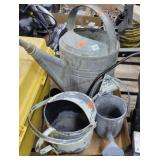 Vintage Galvanized Metal Watering Cans