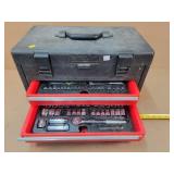 18' Stanley Toolbox w/ 3/8 & 1/4' Socket Sets