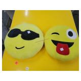 2- 11' Emoji Pillows