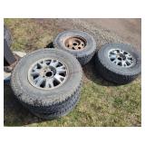 4- Kumho 31x10.50R15 Tires & 5 Bolt Rims